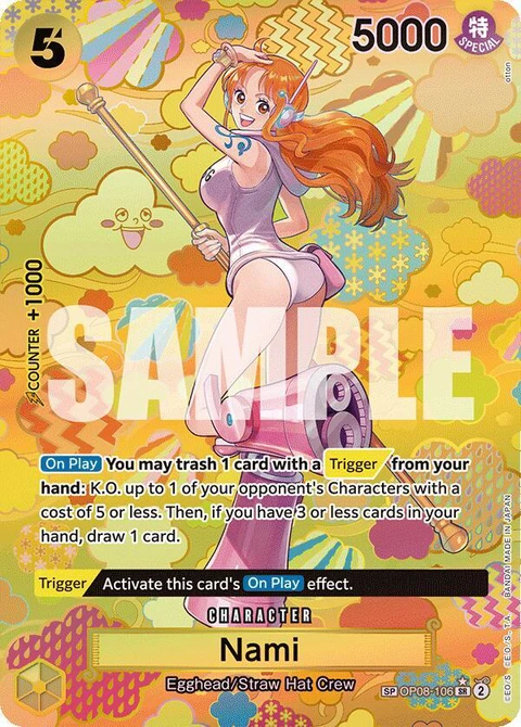 Nami (SP) - One Piece Card Game card