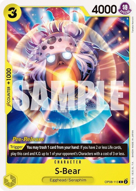 S-Bear - One Piece Card Game card