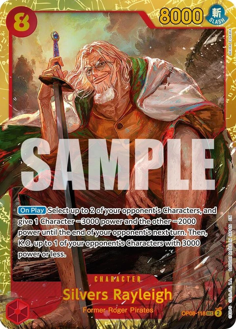 Silvers Rayleigh (Reprint) - One Piece Card Game card