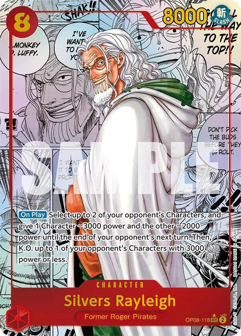 Silvers Rayleigh (Parallel) (Manga) - One Piece Card Game card