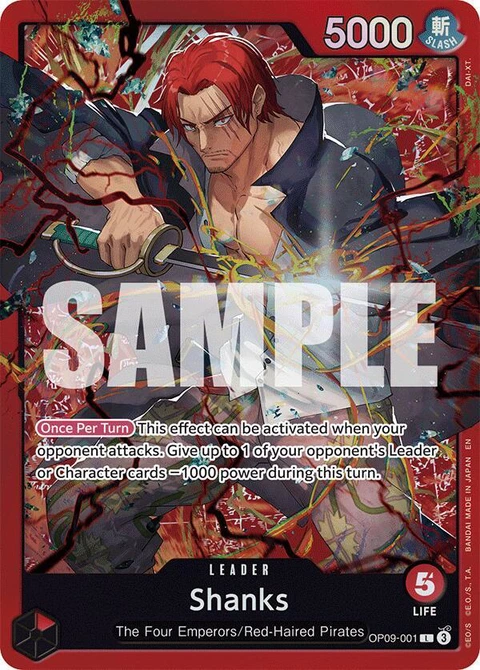 Shanks (Reprint) - One Piece Card Game card