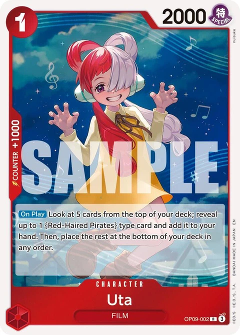 Uta (Reprint) - One Piece Card Game card