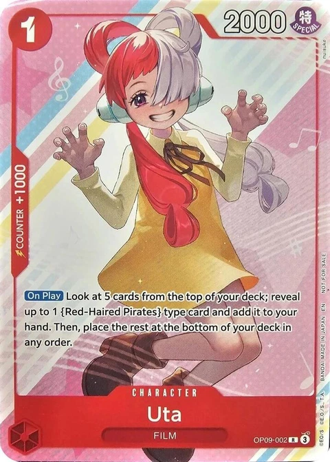 Uta (Welcome Pack Vol. 2) - One Piece Card Game card