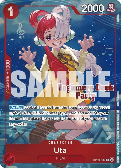 Uta (Beginners Deck Party [ST-23] - [ST-28] Winner Pack) - One Piece Card Game card