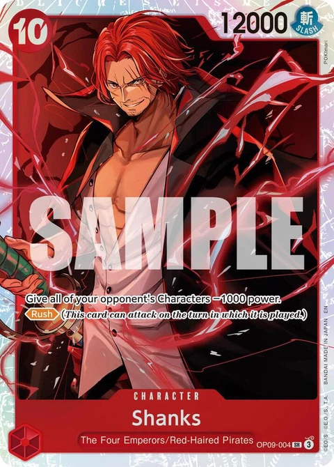 Shanks (Reprint) - One Piece Card Game card