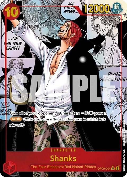 Shanks (Manga) - One Piece Card Game card
