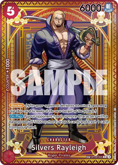 Silvers Rayleigh (SP) - One Piece Card Game card