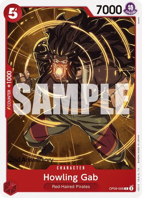 Howling Gab - One Piece Card Game card