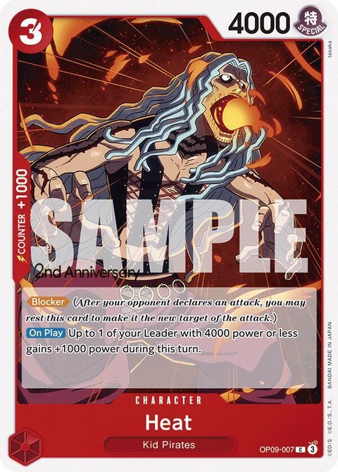 Heat - One Piece Card Game card