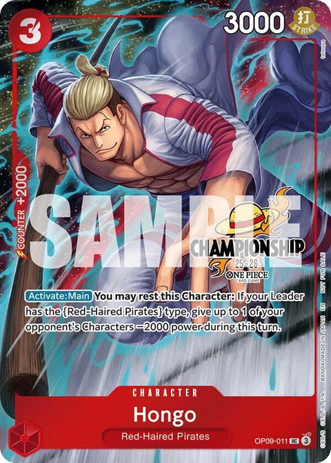 Hongo (CS 25-26 Celebration Pack) - One Piece Card Game card