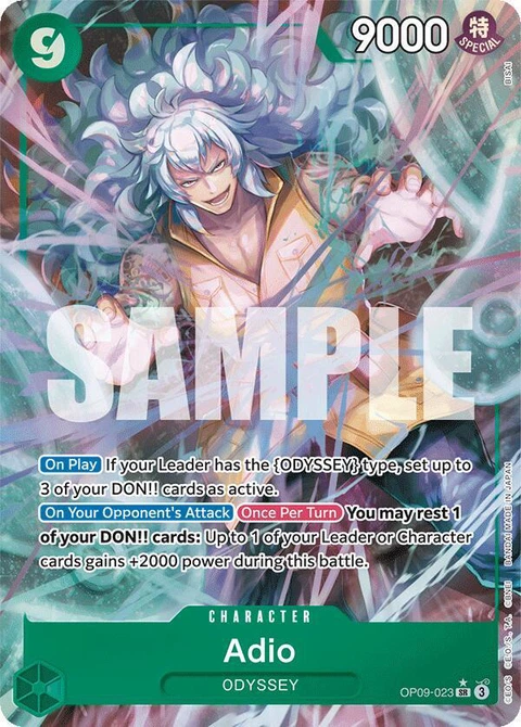 Adio (Parallel) - One Piece Card Game card