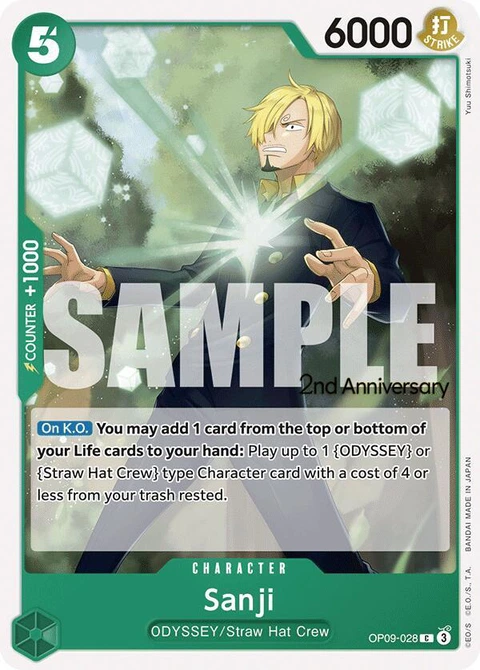 Sanji - One Piece Card Game card