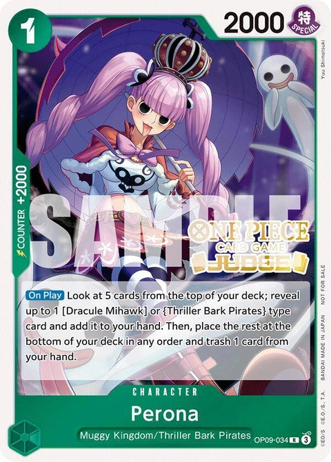Perona (Judge Pack Vol. 5) - One Piece Card Game card