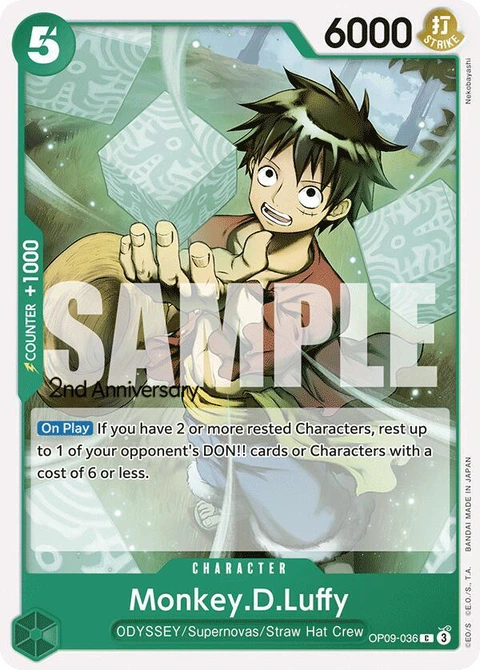 Monkey.D.Luffy - One Piece Card Game card