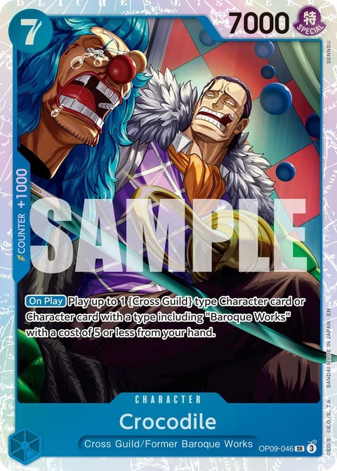 Crocodile (Reprint) - One Piece Card Game card