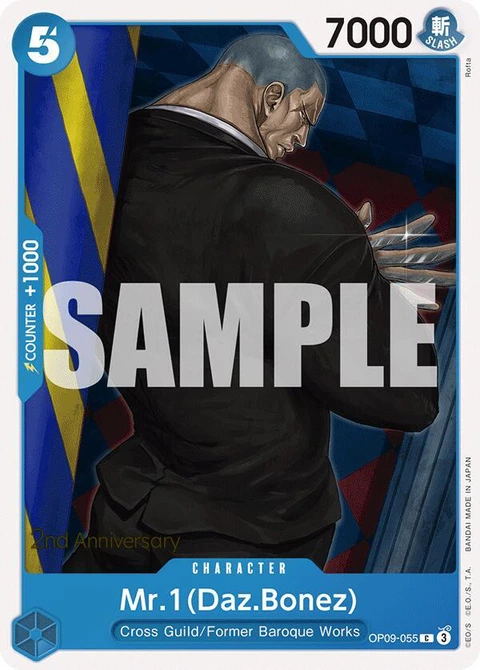 Mr.1(Daz.Bonez) (Daz.Bonez) - One Piece Card Game card