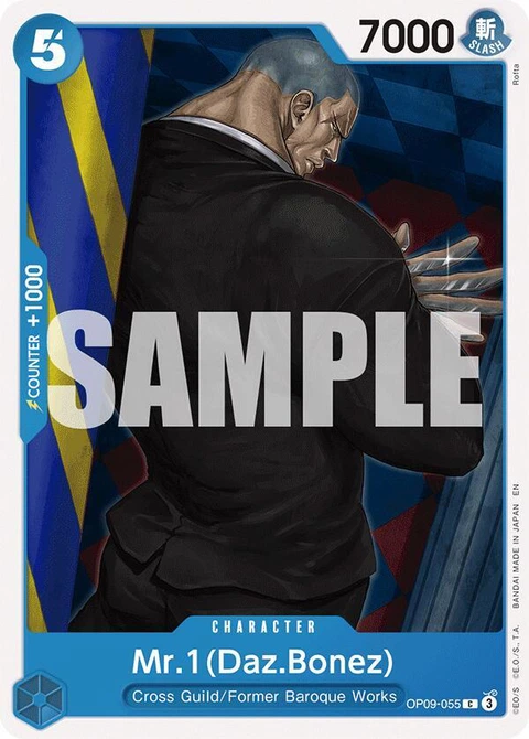 Mr.1(Daz.Bonez) (Daz.Bonez) (Reprint) - One Piece Card Game card