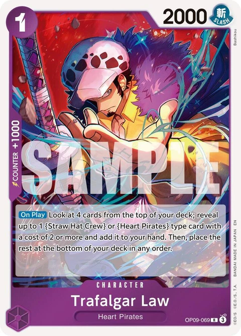 Trafalgar Law (Reprint) - One Piece Card Game card