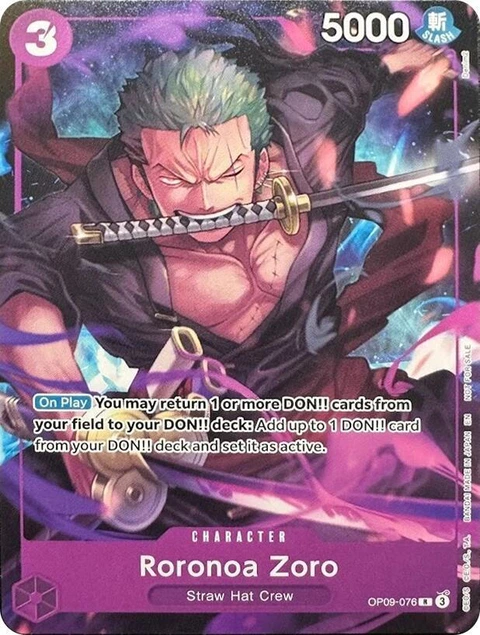 Roronoa Zoro (Welcome Pack Vol. 2) - One Piece Card Game card