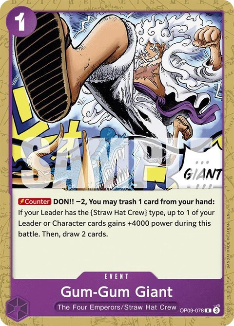 Gum-Gum Giant (Reprint) - One Piece Card Game card