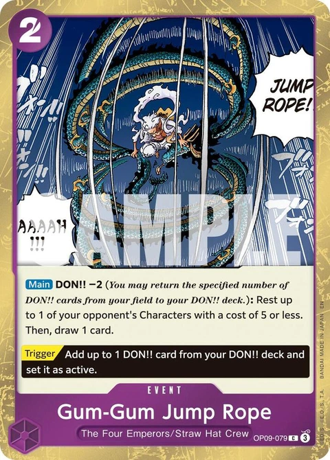 Gum-Gum Jump Rope (Pirate Foil) - One Piece Card Game card