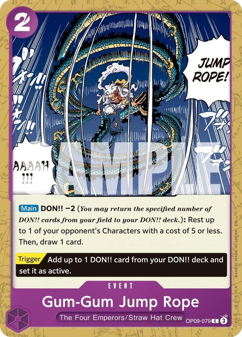 Gum-Gum Jump Rope (Reprint) - One Piece Card Game card
