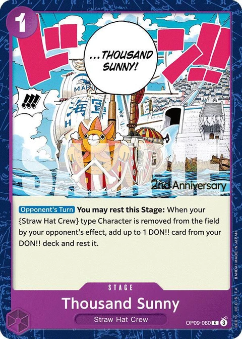 Thousand Sunny - One Piece Card Game card