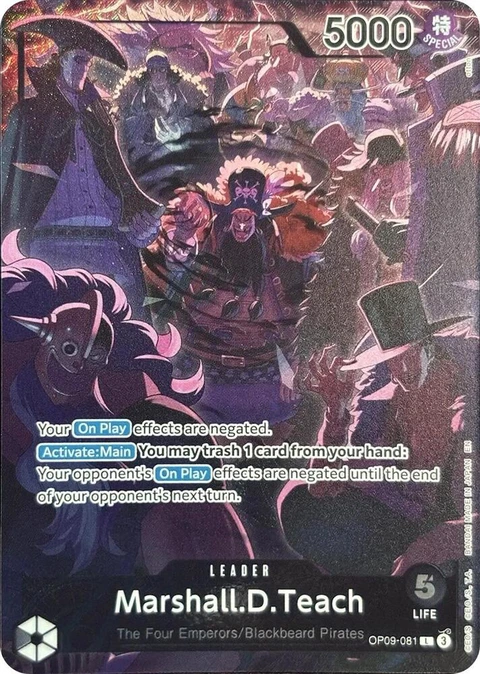 Marshall.D.Teach (English Version 2nd Anniversary Set) - One Piece Card Game card