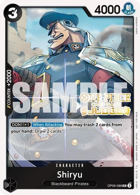 Shiryu (Judge Pack Vol. 5) - One Piece Card Game card