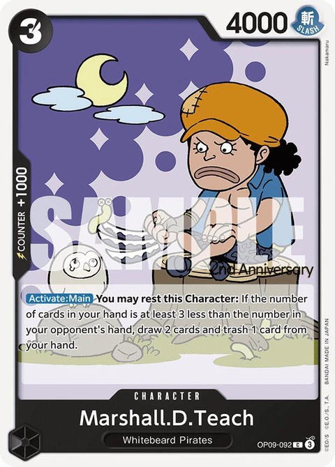 Marshall.D.Teach - One Piece Card Game card
