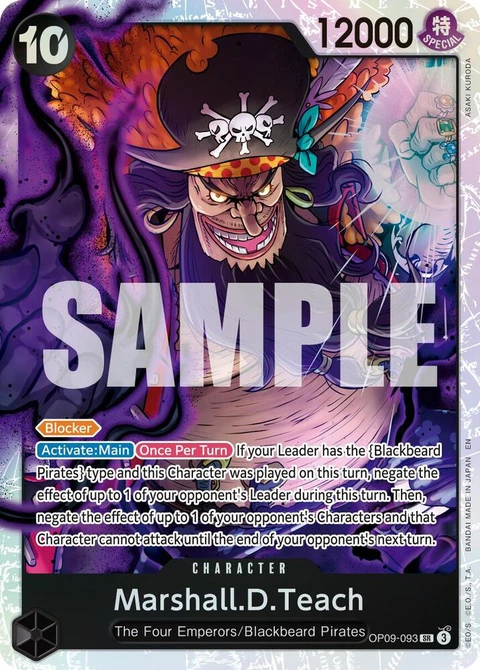 Marshall.D.Teach (Reprint) - One Piece Card Game card