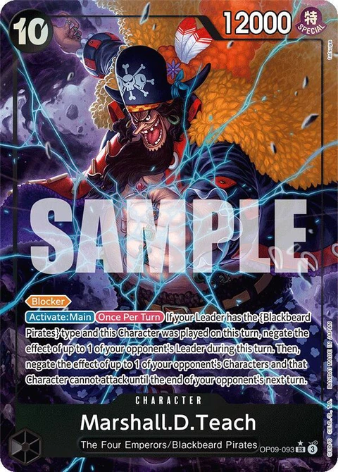 Marshall.D.Teach (Alternate Art) - One Piece Card Game card