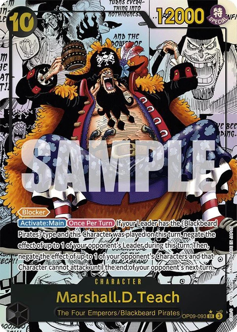 Marshall.D.Teach (Manga) - One Piece Card Game card