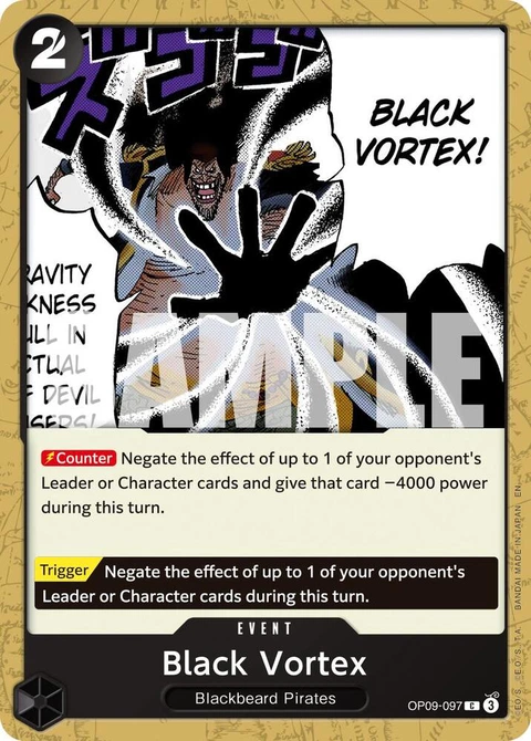 Black Vortex (Reprint) - One Piece Card Game card