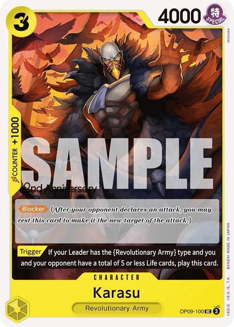 Karasu - One Piece Card Game card