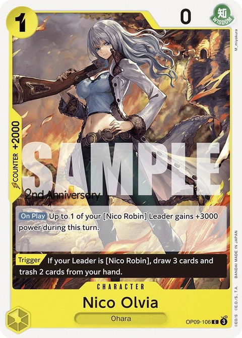 Nico Olvia - One Piece Card Game card