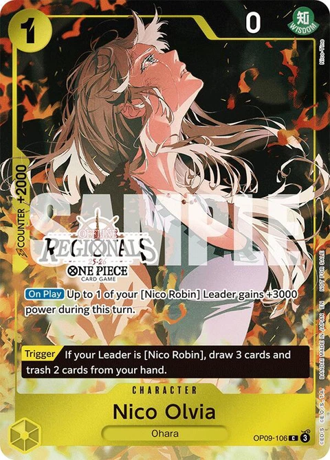 Nico Olvia (Offline Regional Participation Pack 2025 Vol.1) - One Piece Card Game card