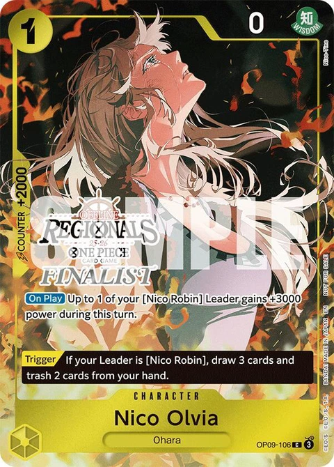 Nico Olvia (Offline Regional Finalist Card Set 2025 Vol.1) - One Piece Card Game card