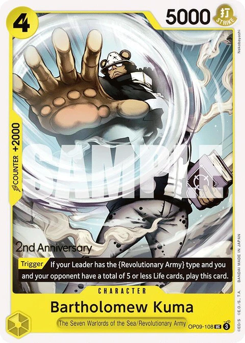 Bartholomew Kuma - One Piece Card Game card