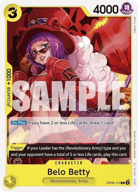 Belo Betty - One Piece Card Game card