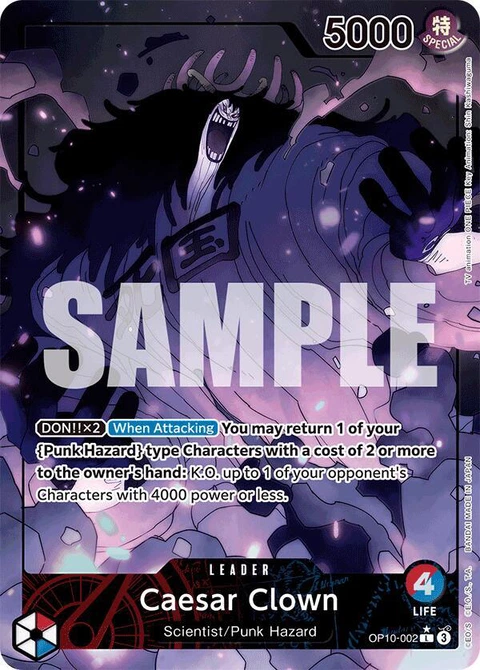 Caesar Clown (Parallel) - One Piece Card Game card