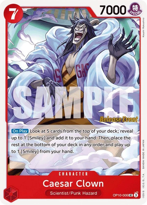 Caesar Clown - One Piece Card Game card