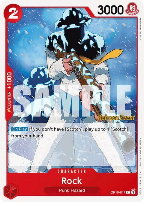 Rock - One Piece Card Game card