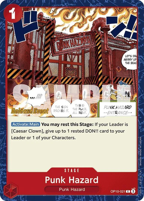 Punk Hazard - One Piece Card Game card