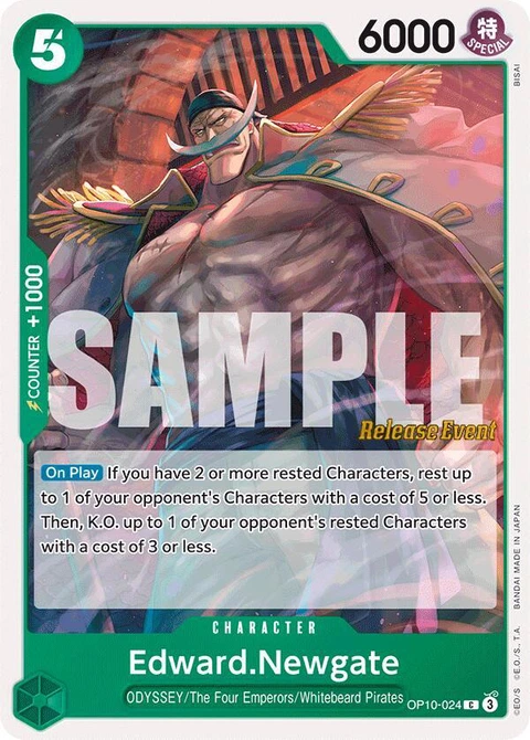 Edward.Newgate - One Piece Card Game card