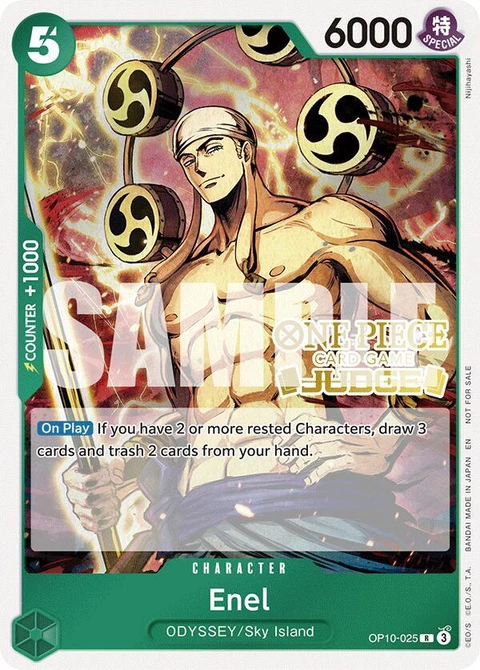 Enel (Judge Pack Vol. 6) - One Piece Card Game card