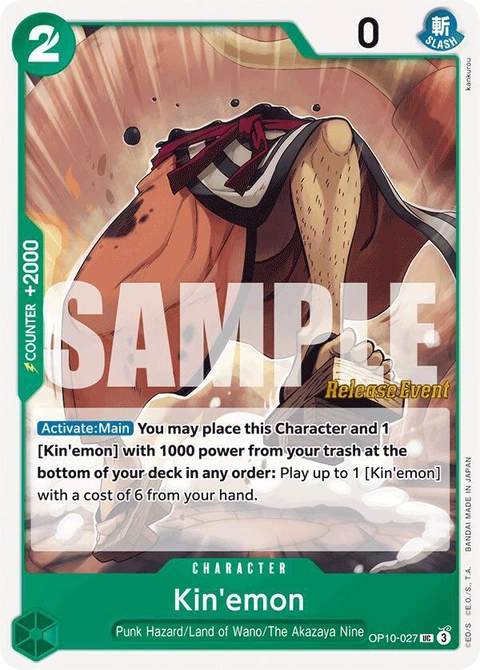 Kin'emon - One Piece Card Game card