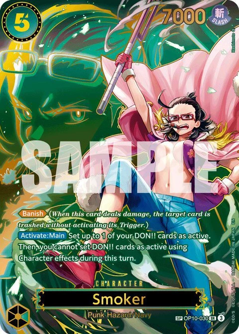 Smoker (SP) - One Piece Card Game card