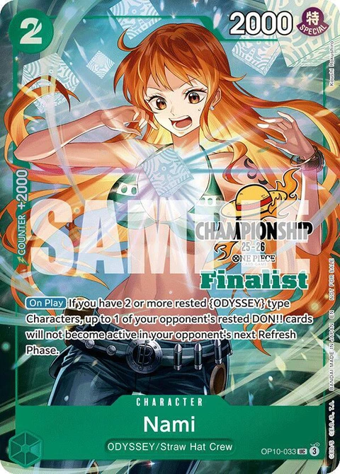 Nami (CS 25-26 Finalist Card Set 1) - One Piece Card Game card
