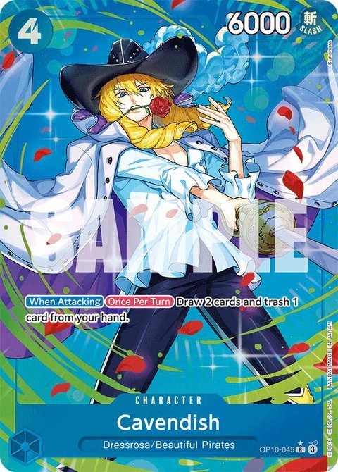 Cavendish (Parallel) - One Piece Card Game card